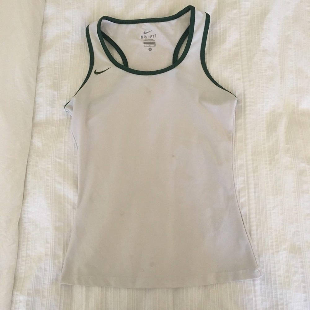 White Nike Athletic Tank Top